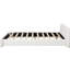 Grand lit tapissier blanc - housse en forme de boucle, siège stable, taille confortable, fabrication