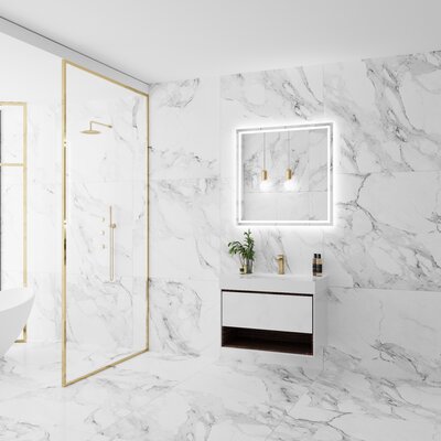 Cozy in Paris 32'' Single Bathroom Vanity with Resin Top | Wayfair
