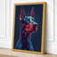 Neon Doberman Modern - Wrapped Canvas-937949108-937949115