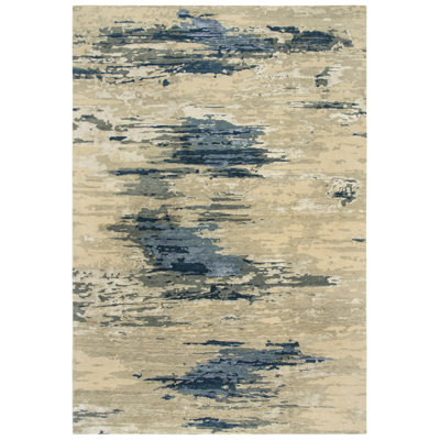 Wool Abstract Indoor Rug
