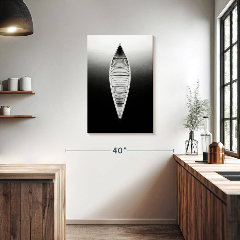 Mehar An Empty Canoe, 36" H x 24" W
