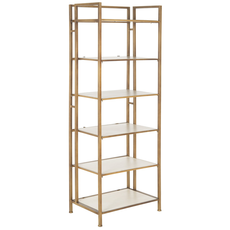 72"H X 23.8"W Chenier Etagere Bookcase