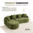98.8'' Upholstered Sectional Sofa With Chaise-788758628
