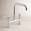 Purist Two-Hole Deck-Mount Bridge Kitchen Sink Faucet
