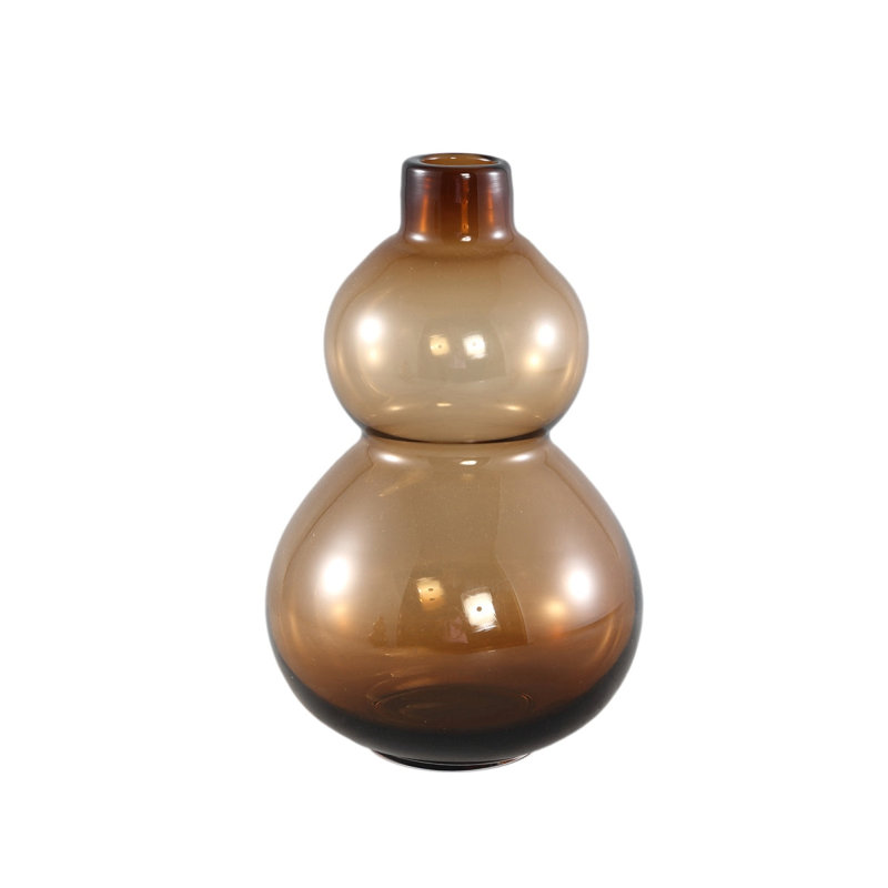 Charnell Glass Table Vase, Transparent, 28cm H x 17cm W x 17cm D