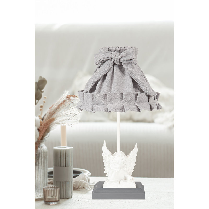 Lampe de table 16,5 po, Gris, gris