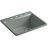 Riverby 25" L x 22" W x 9-5 8" Bar Kitchen Sink with Basin Rack-64615352-11013557