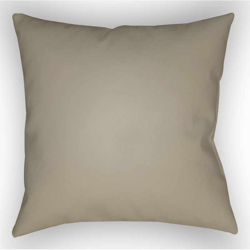  Americana III Indoor/Outdoor Throw Pillow, 20" H x 20" W x 4" D, Neutral