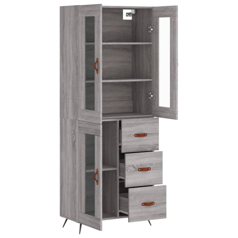 Coveney 69.5cm Sideboard, Grey Sonoma