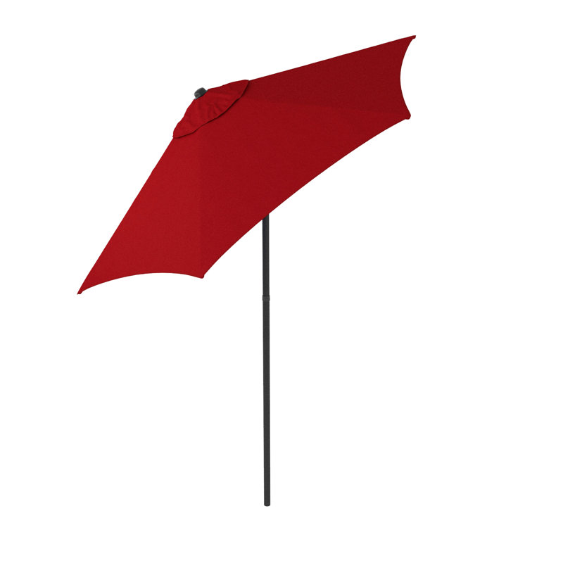 Parasol de marché 7,5 pi Toscana, Rouge brique