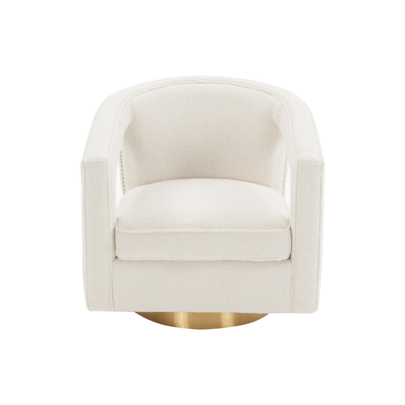 Fauteuil demi-tonneau pivotant de 30,5 po Svein