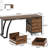 Extensive Office Desk,Computer Desk,Elegant Writing Desk