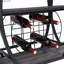 Chariot-bar industriel et chariot de service pour la maison avec roulettes 3 tablettes de rangement-1569449314