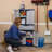 Storage Cabinet with 2 Adjustable Shelves and Center Drawer-53436889
