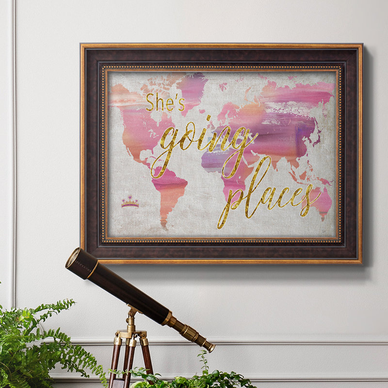 She's Going Places, reproduction d'art sur toile, H 23 po x l 32 po x P 2,5 po