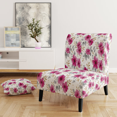 Fauteuil de chambre Country Farmhouse - Fauteuil de chambre gris fuschia Whisper