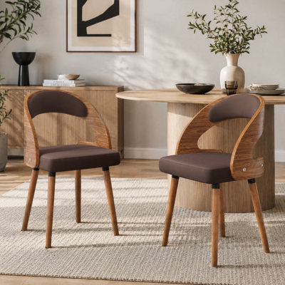 Chaise d'appoint de salle à manger avec cadre rembourré Modern