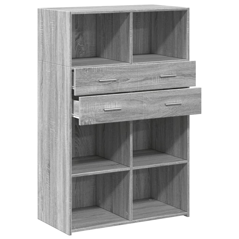 Alna 80cm Sideboard, Grey/Sonoma
