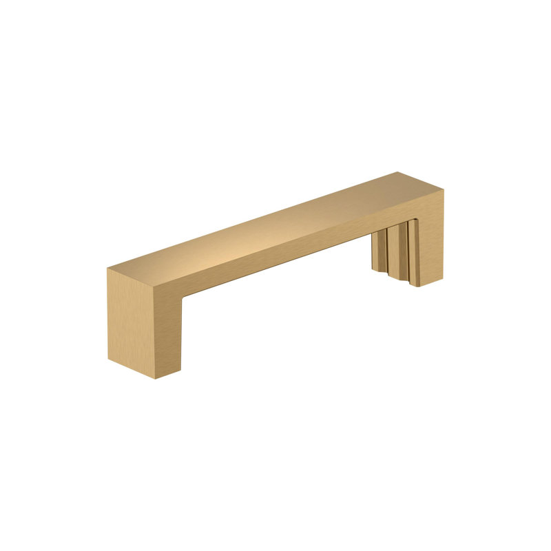 Poignée d'armoire bronze champagne champagne de centre à centre Augment - 3-3 / 4 pouces (96 mm) - paquet de 25, 3 3/4"