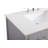 Sinclaire 36 " W Freestanding Standard 1 Single Vanity Bathroom Vanity With Engineered Marble Top-633567893