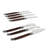 Hixon 7 Piece Stainless Steel Wood Stainless Steel Cheese Serving Set