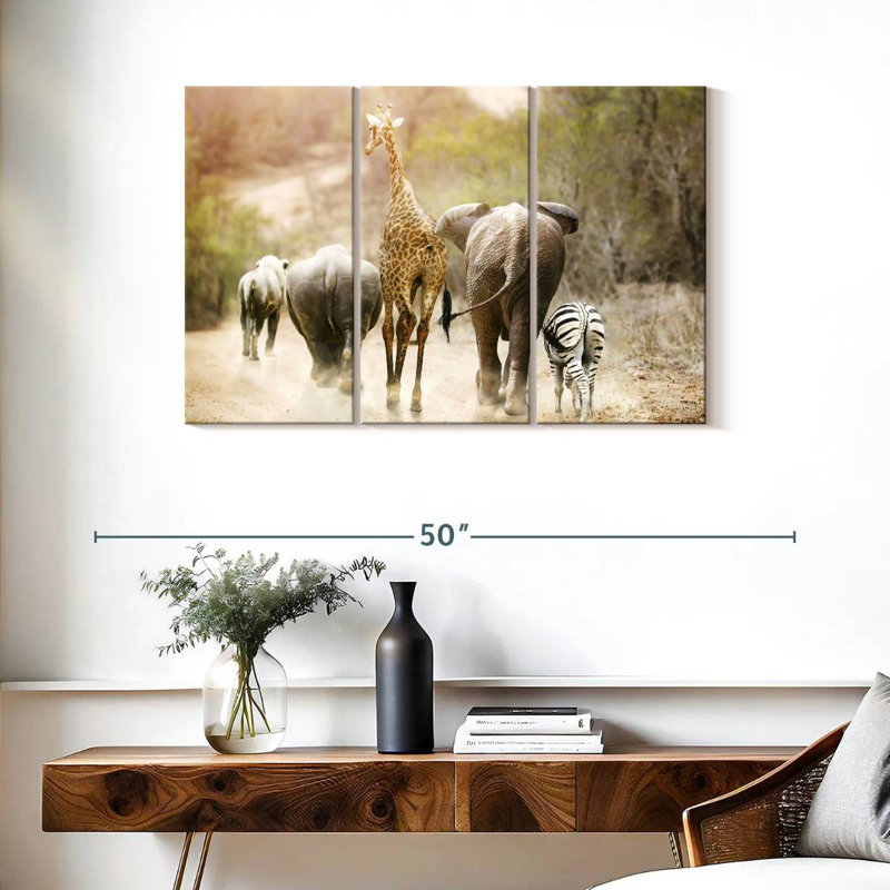 Safari Brampt Friends, 24" H x 38" W