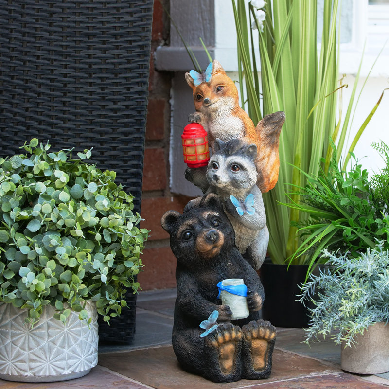 Hackman Pals with Butterflies Statue