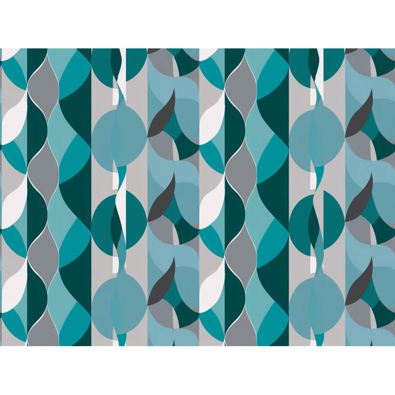 Abstract Teardrops Cool Cotton Blend Abstract Comforter, Twin Extra Long Comforter