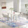 Fillender Modern Area Rugs Non-Slip Washable Abstract Soft For Living Room