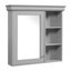 Armoire de rangement murale de 30 pouces avec porte miroir-1997513653
