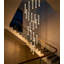 Lustre 20 lumières à DEL en cristal-286911871