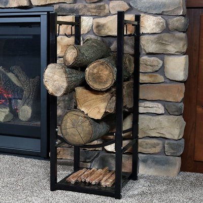 Bedworth Fireside Log Rack with Tool Holder