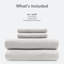 Drap gris 3 pièces toutes saisons gris - tricot en mélange de coton, surface de sommeil douce, absorbant lors des tempêtes estivales, gelée hivernale chaude, 1 plat, ajusté, expérience avec taie d'oreiller, temps chaud, froid,