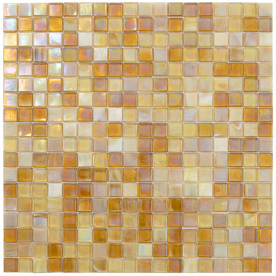 Mingles 0.6 in. x 0.6 in. Grid Glazed Tile