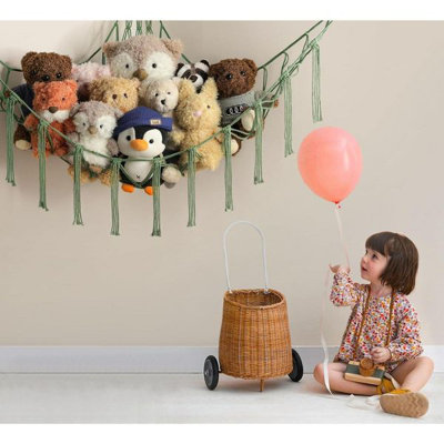 Stuffed Animal Storage Hammock Large Baby Pink