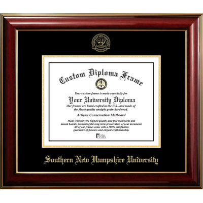 Herr Brown Wood Beveled Picture Frame with Mat