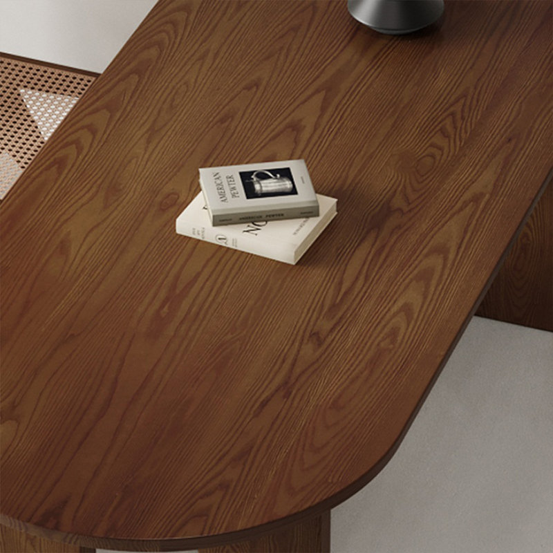 Creative solid wood table set, 29.52"H x 55.11"L x 27.55"W