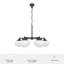 Plafonnier lustre 6 lumières Hunter Saddle Creek
