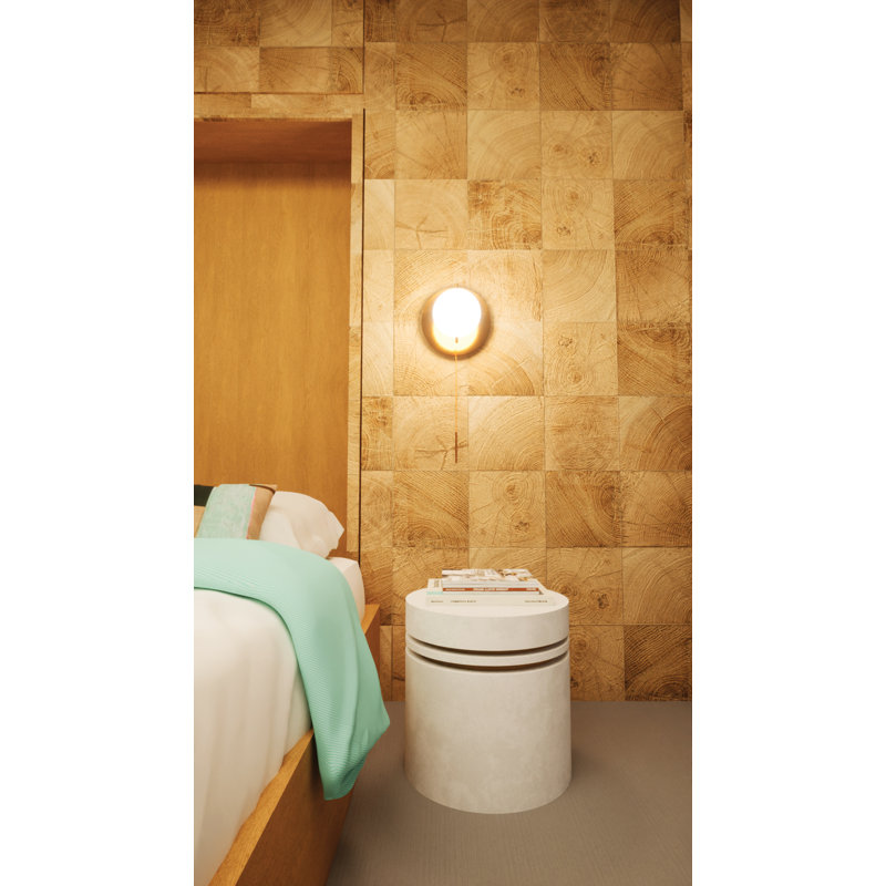 Table d'appoint Perpetual, Ivoire blanc, 15''