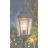 1-Light Outdoor Black Aluminum Lamp / Lantern / Coach Light Post Mount with Clear Tapered Beveled Glass Panes-11801065
