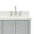 Cambridge 67'' Double Bathroom Vanity with White Quartz Top-90865112
