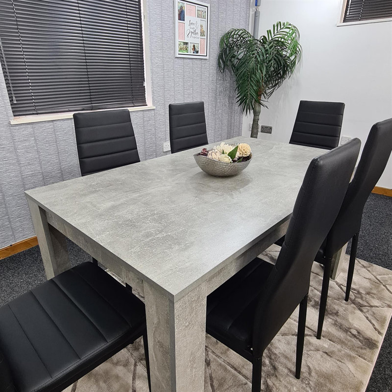 Rohun 2 - Person Dining Set, Black