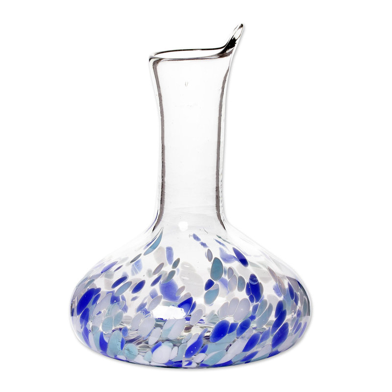 Décanteur en verre soufflé à la main Red Barrel Studio®