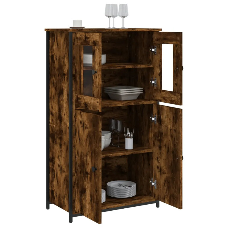 Renato 62cm Sideboard, Smoked Oak