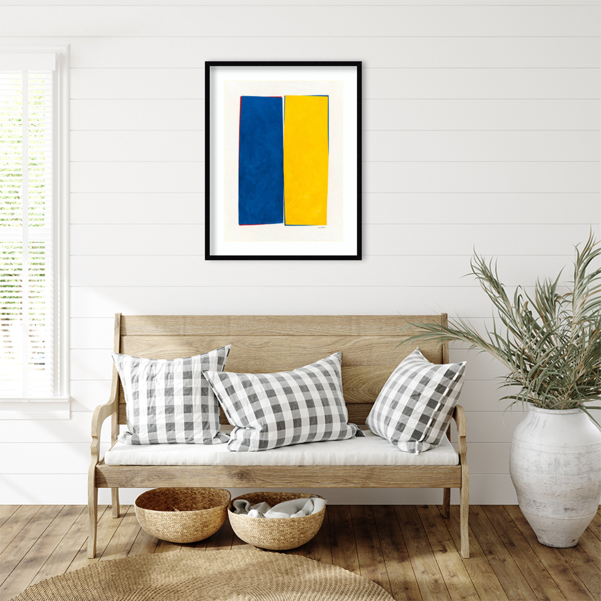 Monolithic I Wood Framed Wall Art Print, Black Framed, 33" H x 26" W