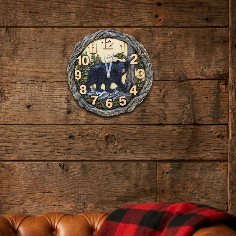 Horloge murale en résine