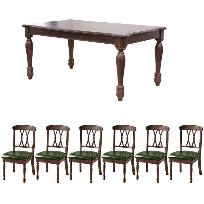 Ensemble de salle à manger rectangulaire, H 30,71 po x L 59,06 po x l 35,43 po