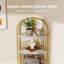 181.5cm H x 42cm W Metal Bookcase-1204127372