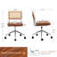 Chaise de bureau pivotante en similicuir Ayris-671295140