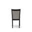 L'ensemble de 3 pièces de table de salle à manger moderne comprend une table ronde en bois avec Dropleaf et 2 chaises Parsons en tissu Shitake, noir brossé-1481399005-1481399011-1481428189